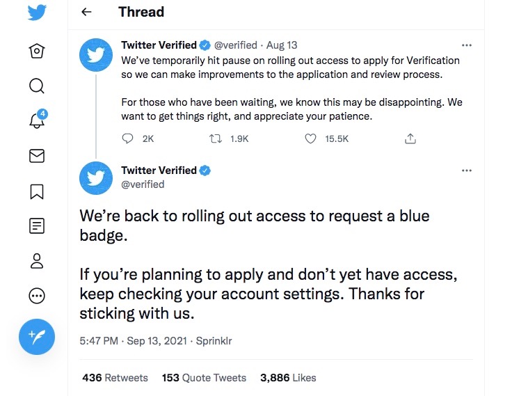 How to get your account verified on Twitter