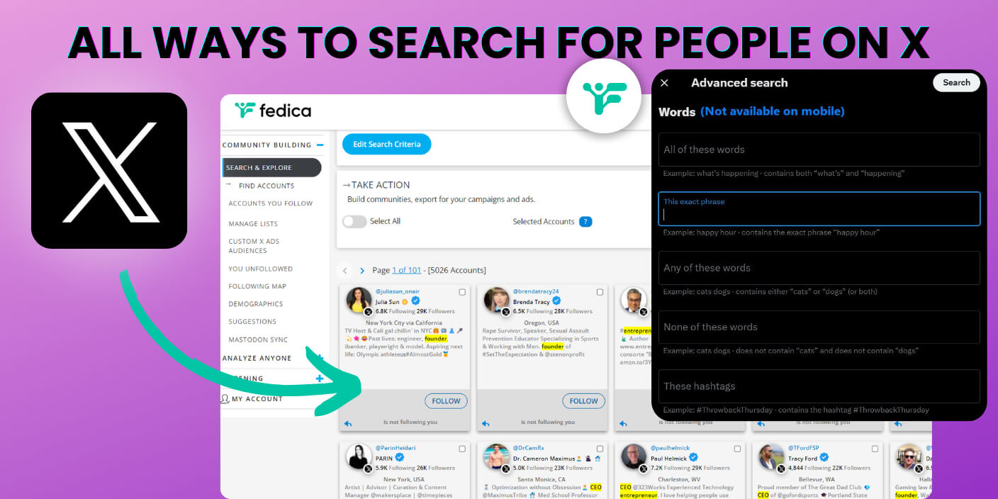 how to search for people on twitter