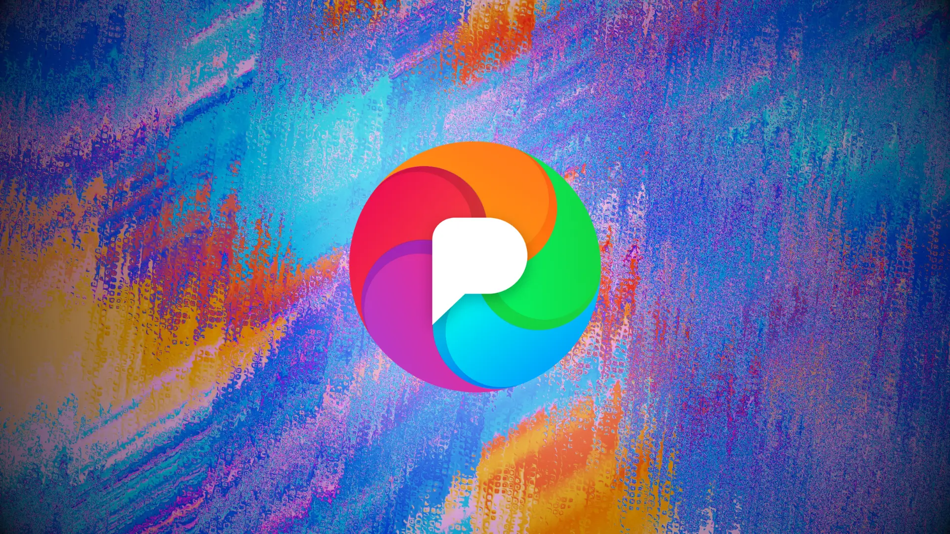 What is Pixelfed? image of Pixelfed logo on background with colours.