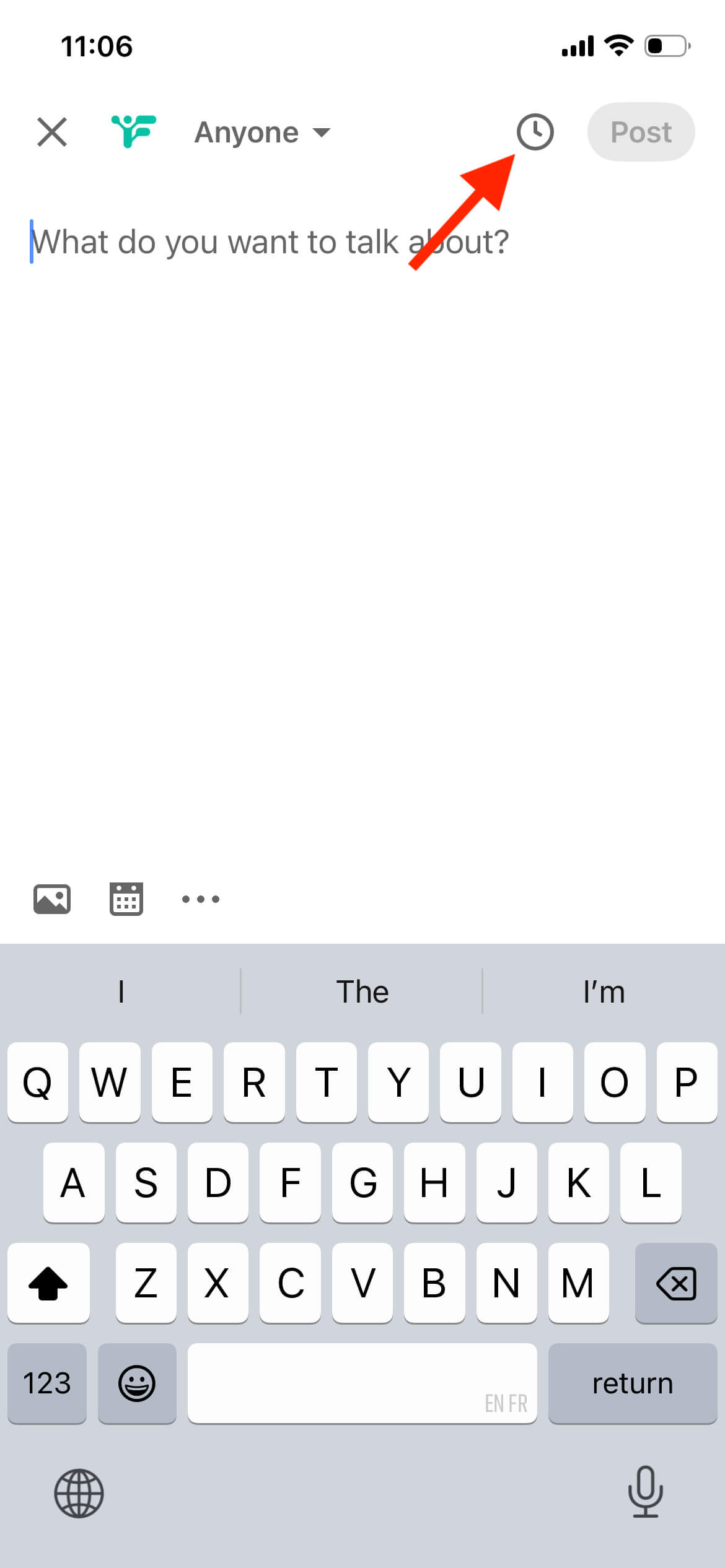 Schedule LinkedIn Posts on linkedin mobile scheduler