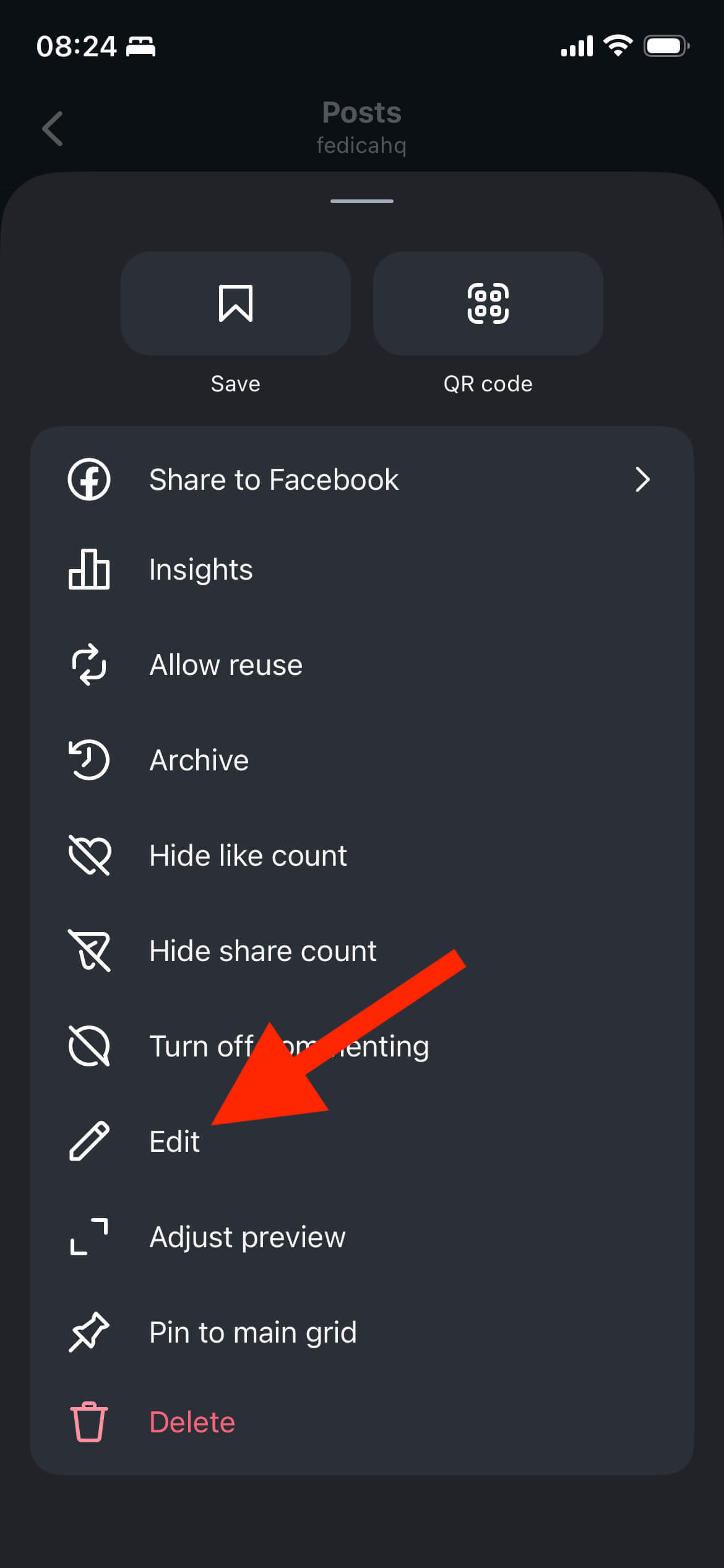 How to do a collab post on Instagram from instagram mobile edit